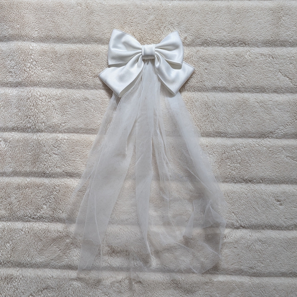 Bridal Satin Hair Bow